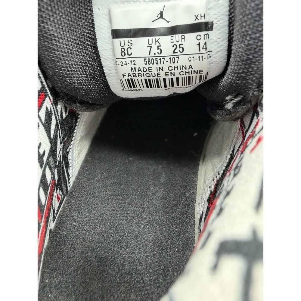 Jordan 1 Retro 93 Bugs Bunny 580517-107 Toddler Size 8C- No Box